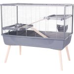Zolux cage grillage lapin et rongeur sur pieds 2 tages - l. 99 x l. 54 x h. 92 cm - neolife - zolux ...