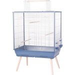 Zolux cage grillag�e sur�lev�e pour oiseau n�olife - pour perruche calopsitte canari - 81 x 48 x 130 ...