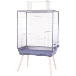 Zolux cage grillag�e sur�lev�e pour oiseau n�olife - pour perruche calopsitte canari - 81 x 48 x 152 ...