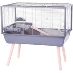 Zolux cage rongeur sur�lev�e n�olife - pour hamster - 78 x 48 x 75 cm - gris