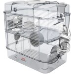 Zolux cage sur 2 tages pour hamsters souris et gerbilles - rody3 duo - l 41 x p 27 x h 405 cm - blanc ...