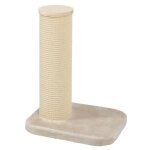 Griffoir - zolux - city cat - 47 x 39 x 62 cm - beige - poteau en sisal