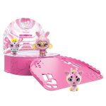 Zoobles jouet - multipack ballerines 3 zoobles - bo�te qui se transforme en sc�ne pour les figurines ...