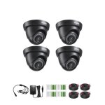 Zosi 1080p tvi kit cam�ras vid�o surveillance ext�rieure 3. 6mm objectif 36pcs leds ir vision nocturne ...