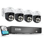 Zosi 4k poe kit camera surveillance extérieure 8mp avec détection de personne véhicule caméra ip ptz ... Zosi 4k poe kit camera surveillance extérieure 8mp avec détection de personne véhicule caméra ip ptz ...