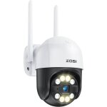 Zosi c289 3mp camera de surveillance wifi cam�ra ip ext�rieure et pan 355� tilt 140� d�tection ai alarme ...