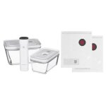 Zwilling set complet sous - vide - 7pcs - verre - pompe + 2 boîtes recta Zwilling set complet sous - vide - 7pcs - verre - pompe + 2 boîtes recta