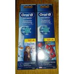 8 brossettes recharges oral - b kids : 4 reine des neige et 4 spiderman - 2 packs de 4 - 8 brossettes recharges oral - b kids : 4 reine des neige et 4 spiderman - 2 packs de 4 -