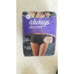 Always discreet boutique - 8 culottes noires taille l - protection plus