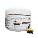 Beurre de karit brut de guine f33f; 100% pur & naturel soin visage, corps, cheveux & lvres texture ...