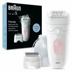 Braun silk - epil 5 5 - 030 28 pince(s) rose, blanc