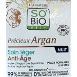 Cr�me l�g�re anti - age nuit pr�cieux argan so bio etic