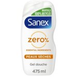 Gel douche eco recharge zro% essential peaux sches sanex 475ml