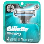 Gillette mach3, 4 cartouches
