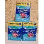 Lot de 3 pack de serviettes hygi�nique always taille 1 avec aillettes 3x38 serviettes