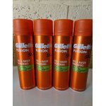 Lot de 4 gel a raser gillette fusion peaux sensibles