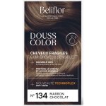 Lot de trois boites de colorant capillaire beliflor marron chocolat 134