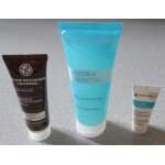 Lot de produits yves rocher : gel�e exfoliante eclat peaux normales a mixtes hydra v�g�tal (75ml) + baume ...
