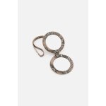 Miroir sibel de poche en cuir naturel naturel