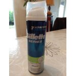 Mousse a raser gillette peau sensible