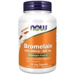 Now foods brom�la�ne, 2400 gdu / g, 500 mg, 120 capsules v�g�taliennes, test� en laboratoire, sans soja, ...