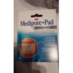 Pansement adh�sif avec compresse absorbante medipore + pas 3m lot de 10 5 cm x 7, 2 cm