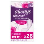 Paquet de 28 protèges slip pour incontinence légère always discreet Paquet de 28 protèges slip pour incontinence légère always discreet