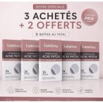 Patchs anti - boutons etoiles sept couleurs � points hydrocollo�des invisibles pour des soins doux et ...