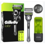 Rasoir gilette labs avec 2 lames et socle magnetique 8700216339377