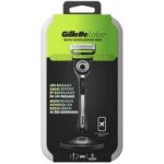 Rasoir gillette labs avec barre exfoliante le kit de 2 recharges, 1 manche et 1 etui de voyage Rasoir gillette labs avec barre exfoliante le kit de 2 recharges, 1 manche et 1 etui de voyage
