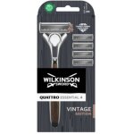 Rasoir vintage quattro essential 4 wilkinson 5 lames Rasoir vintage quattro essential 4 wilkinson 5 lames
