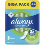 Serviettes hyginique normal taille 1 ultra day always x44