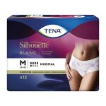 Tena silhouette blanc normal - sous - vtements fuites urinaires taille m 38 - 48 (75 - 100 cm) 12 couches ...