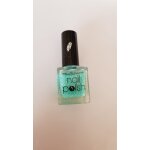 Vernis a ongles turquoise effet plumes yesensy