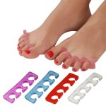 Vivezen ® paire de sparateurs d'orteils en silicone - rose