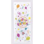 20 sachets cello explosion 'happy birthday' avec attaches