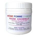 Colorant rouge pour pomme d'amour cochenille en poudre 500 grs
