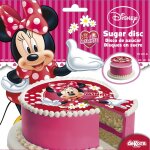 Disque en sucre minnie 16 cm