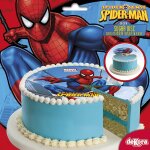 Disque en sucre spiderman 16 cm