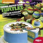 Disque en sucre tortue ninja 16 cm