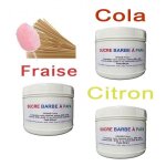 Pack de 3 pots de 500 grs de sucre aromatis + 100 batons 30 cm