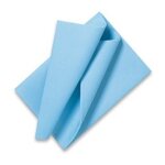 Serviettes bleu ciel 40 x 40 - 2 plis x 50 pièces Serviettes bleu ciel 40 x 40 - 2 plis x 50 pièces