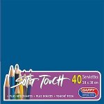 Serviettes soft touch marine 38x38cm 2 plis x 40 pièces Serviettes soft touch marine 38x38cm 2 plis x 40 pièces