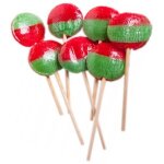 Sucettes marseillaises cerise chlorophylle - prsentoir de 120 pices