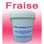Sucre  barbe  papa fraise 1000g