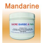 Sucre  barbe  papa mandarine 500g