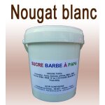 Sucre  barbe  papa nougat blanc 1000g