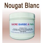 Sucre  barbe  papa nougat blanc 500g