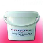 Sucre barbe  papa au choix seau de 3 kilos