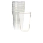 Verre  bire 33 cl x 25 pices en plastique cristal